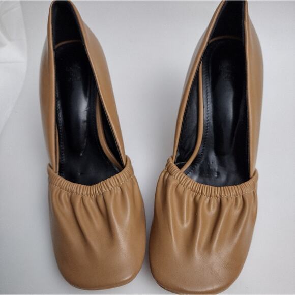 Dress heels sz 9.5M Brown Leather - Picture 7 of 11